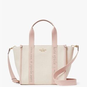 👜 Kate Spade Kip Canvas Small Tote – Rose Smoke Multi
